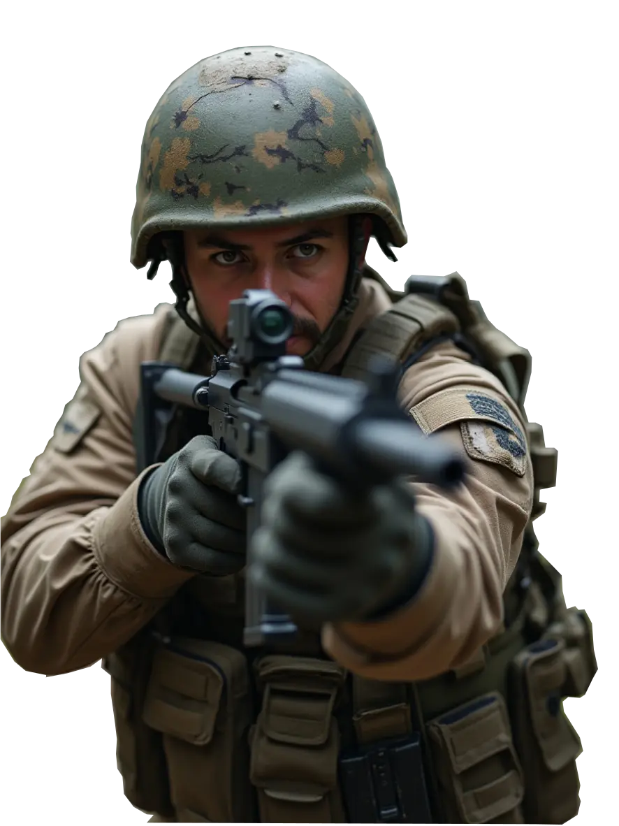 A guard appears on screen and has caught you!